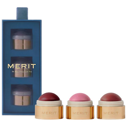 MERIT Mini Flush Balm Blush Trio